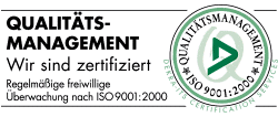 Zertifiziert nach DIN EN ISO 9001:2000